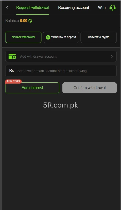 5R Game Download - Withdrawal - 5r.com.pk
